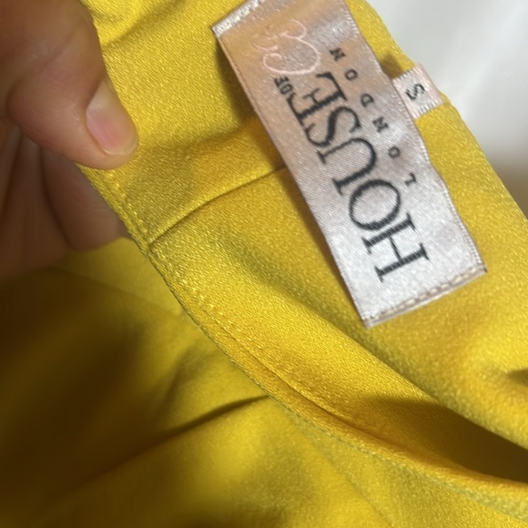 House of CB London Uma Yellow Dress S - Picture 10 of 11